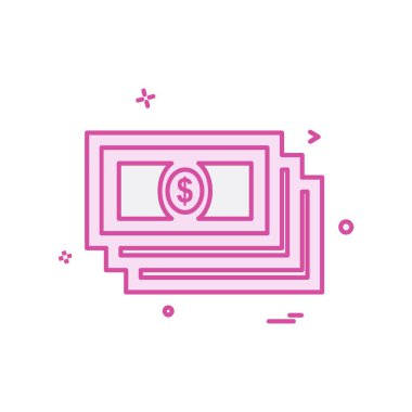 Doları simge tasarlamak vektör 