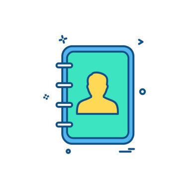 Belge simgesi tasarım vektörü 