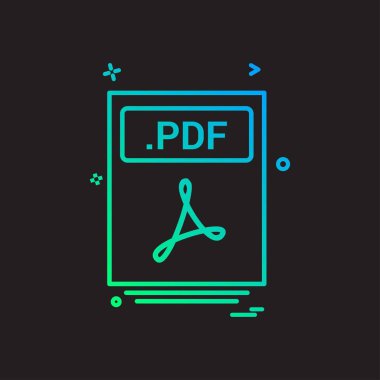 dosya dosyaları pdf simge vektör tasarımı