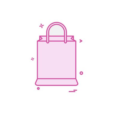 Alışveriş simge tasarlamak vektör 