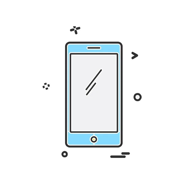 Designvektor Für Mobile Symbole — Stockvektor