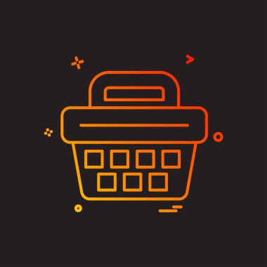 Alışveriş simge tasarlamak vektör 