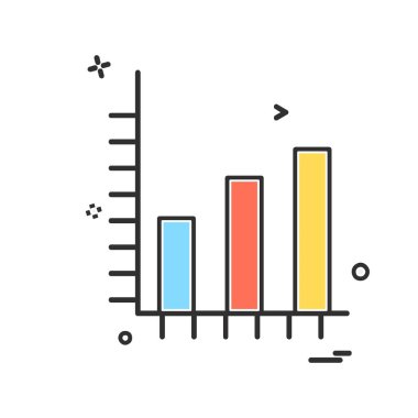 Grafik simgesi tasarım vektörü