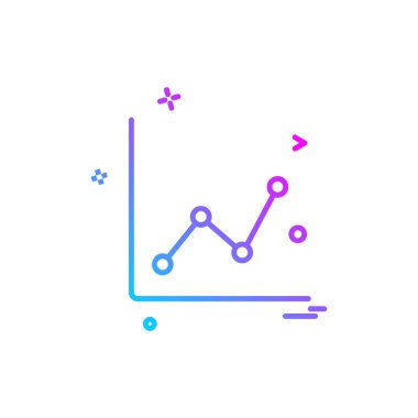 Grafik simgesi tasarım vektörü
