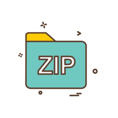 Klasör simge tasarlamak vektör