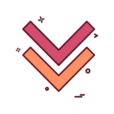 Ok simge tasarlamak vektör 