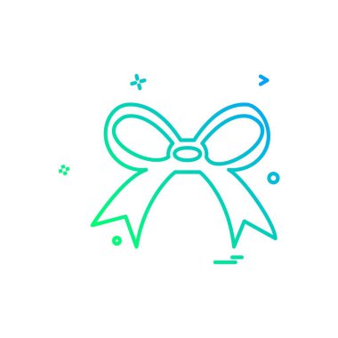 Noel Kurdelesi tasarım vektörü