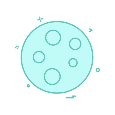 molekül simge vektör tasarımı