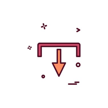 Simgesi tasarım, renkli vektör çizim indir