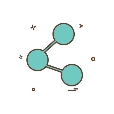 Simge tasarım vektörünü paylaş