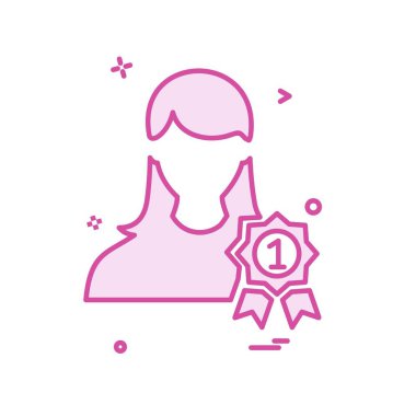 Erkek avatar simge tasarlamak vektör