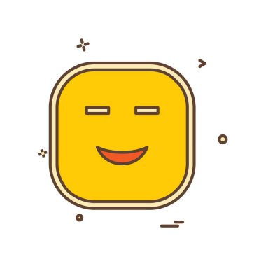 Gülen simge tasarlamak vektör