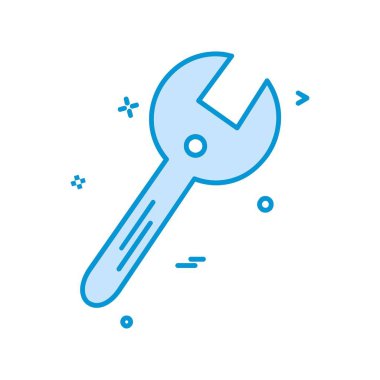 Çalışma araçları simge tasarım vektörü 