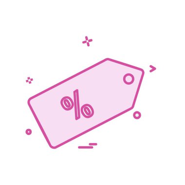 Satılık etiket simge tasarlamak vektör