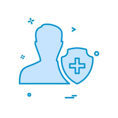 Avatar simge tasarım vektörü