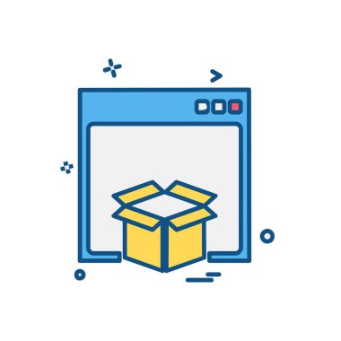 Web düzen simge tasarlamak vektör