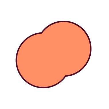 Daire simge tasarlamak vektör