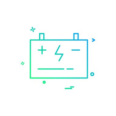 Araba atölyesi simge tasarım vektörü 