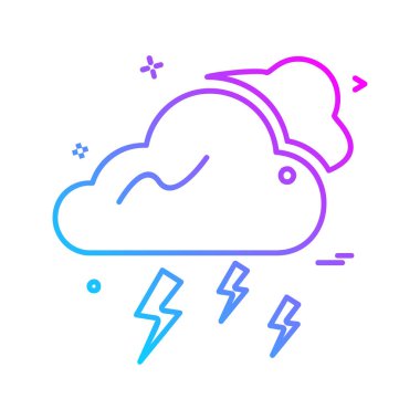 Hava simgesi tasarım vektörü