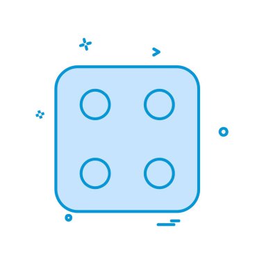 Zar simge tasarlamak vektör 