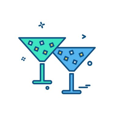 Gıda simgesi tasarım vektörü