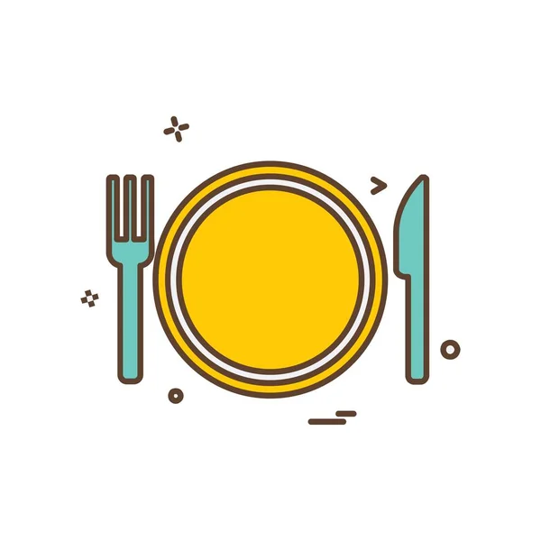 Vecteur Design Icône Alimentaire — Image vectorielle