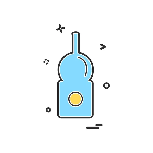 Bebida Icono Diseño Vector — Vector de stock