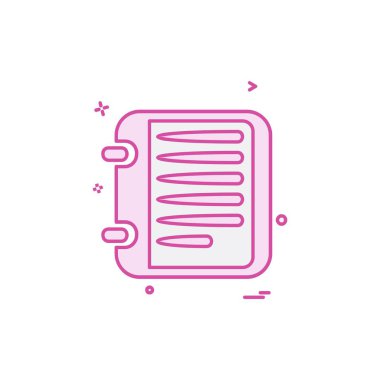 Belge simgesi tasarım vektörü