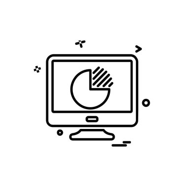 Bilgisayar simgesi tasarım vektörü