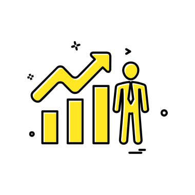 Grafik simgesi tasarım vektörü