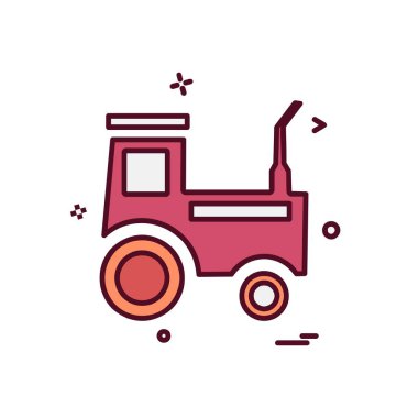 Kamyon simgesi tasarım vektörü