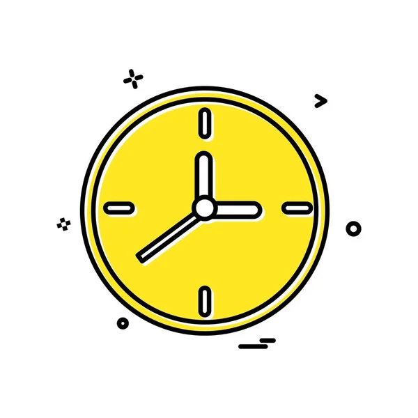 Clock Watch Icon Vector Design — Stock Vector