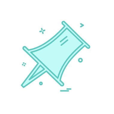 PIN düz simge vektör çizim 