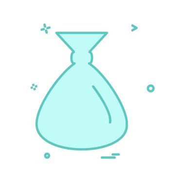 Kese simge tasarlamak vektör