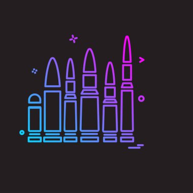 Silah simge tasarlamak vektör 