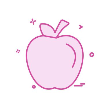 Apple simge tasarım vektörü