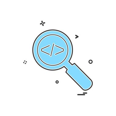 Arama simge tasarlamak vektör