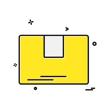 m-cüzdan simgesi tasarım, vektör çizim