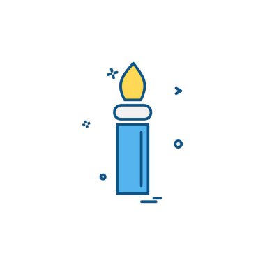 Mum simge tasarlamak vektör 