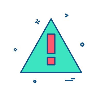 Uyarı simge tasarlamak vektör