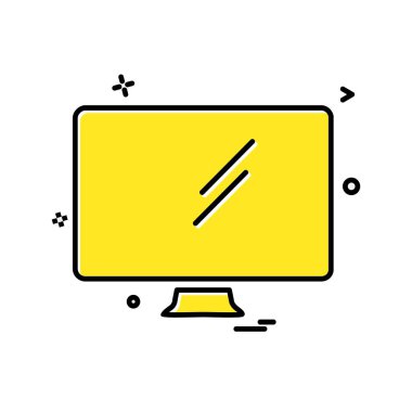 Bilgisayar simgesi tasarım vektörü