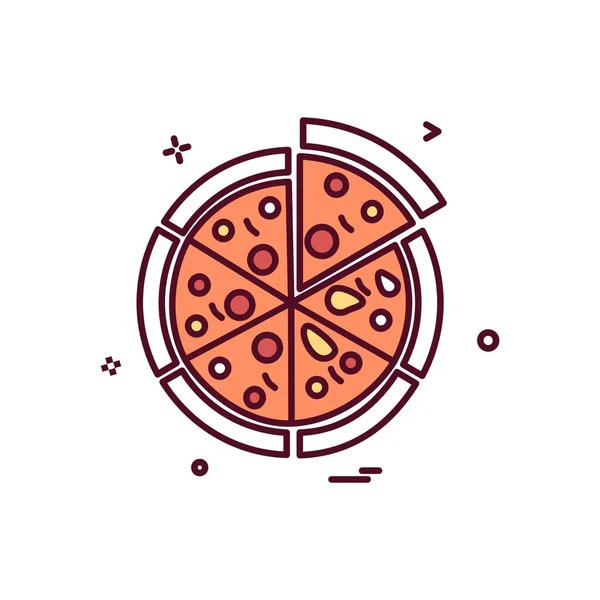 Food Icon Design Vector — Stock Vector