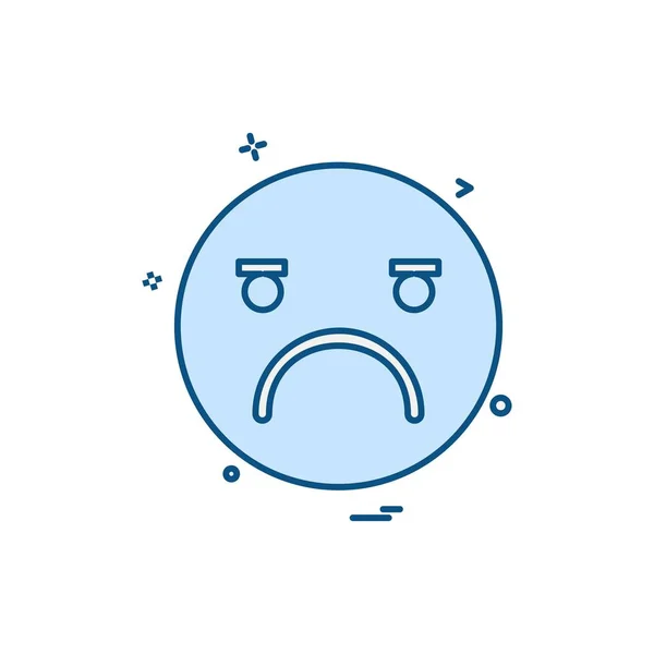 Icônes Emoji Vecteur Conception — Image vectorielle