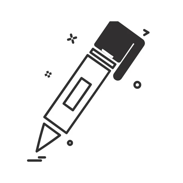 Bleistift Symbol Design Vektor Illustration — Stockvektor