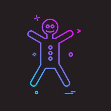 Noel simgesi tasarım vektörü