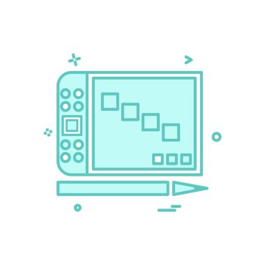 Bilgisayar simgesi tasarım vektörü