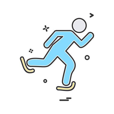 Spor simge tasarlamak vektör 