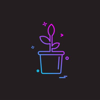 Ekoloji simgesi tasarım vektörü 