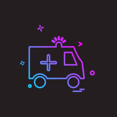 Trasnport simge tasarlamak vektör