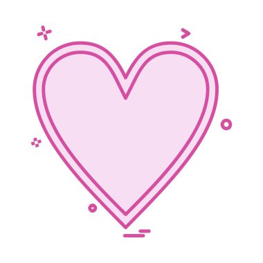 Sevgililer günü simge tasarlamak vektör 